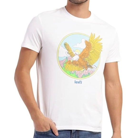 Levi’s mens bald eagle T-shirt nwt - Picture 8 of 10
